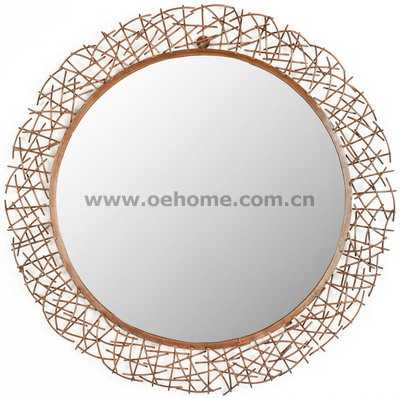 8531 Metal decorative wall mirrors for Hosipitality